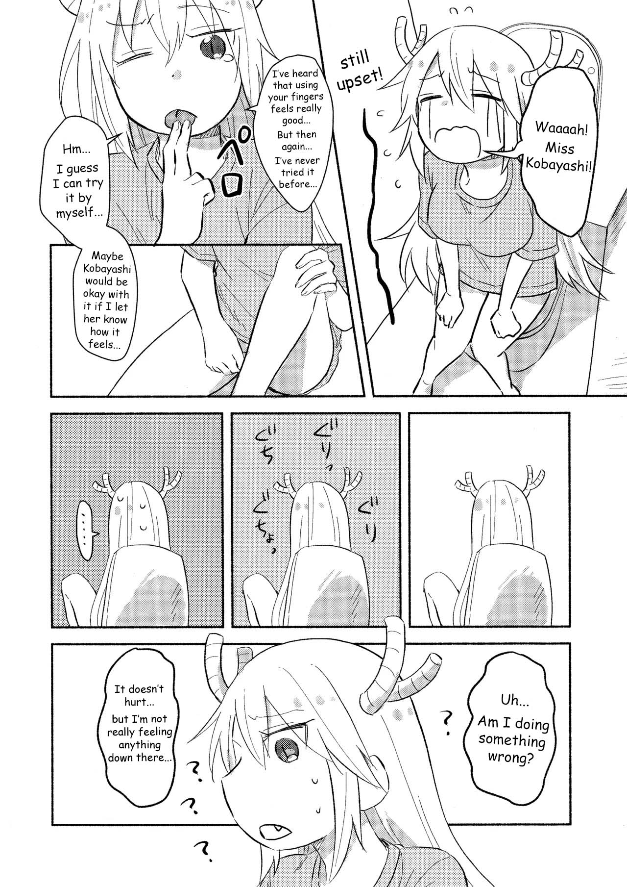 Wanting to do it for the first time with Miss Kobayashi page 8 full
