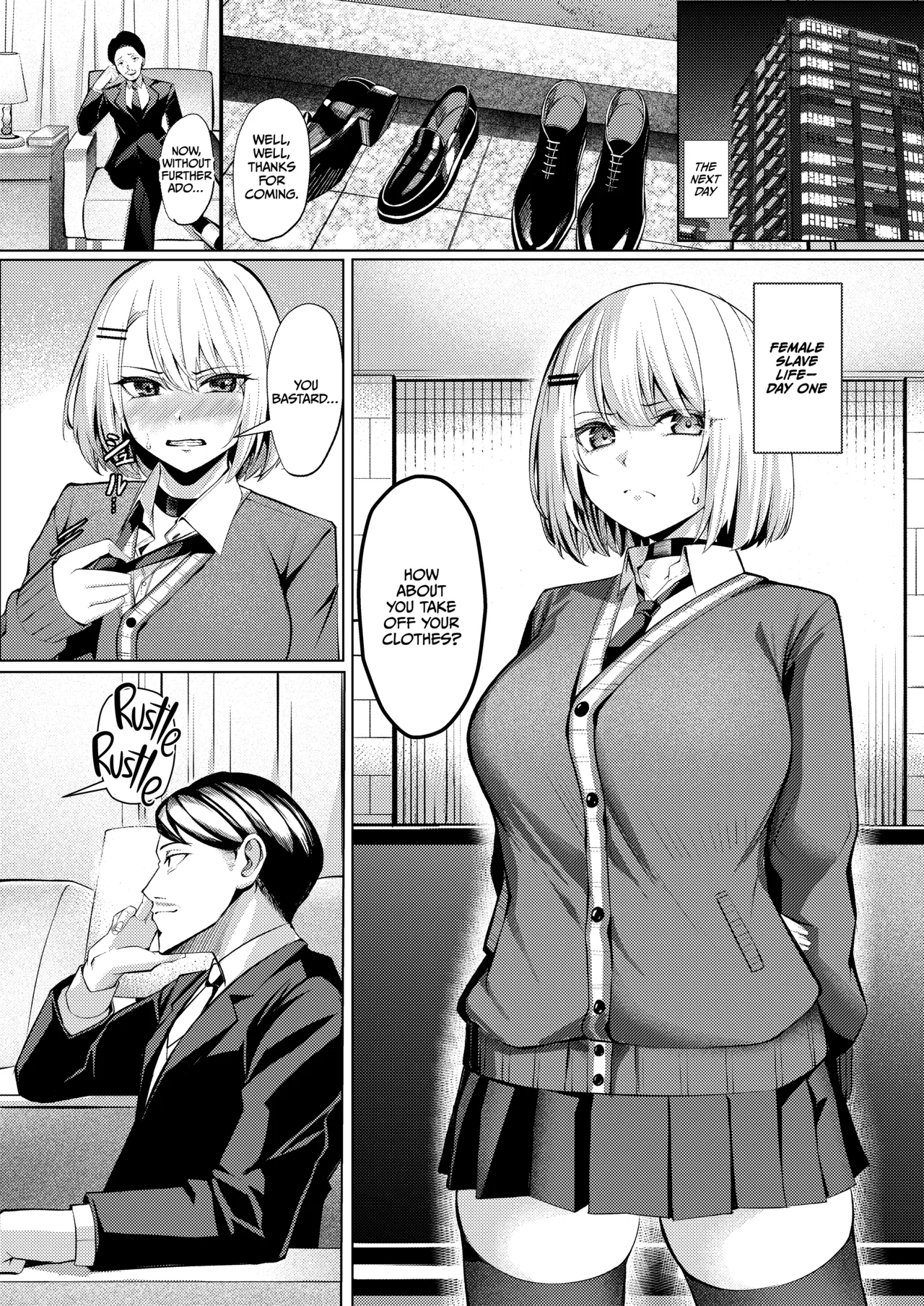 Yankee-chan ga Netorarete Kyokon no Toriko ni Naru Hanashi page 12 full