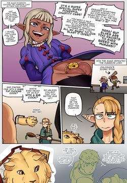 Marcille defeats the Dungeon lord