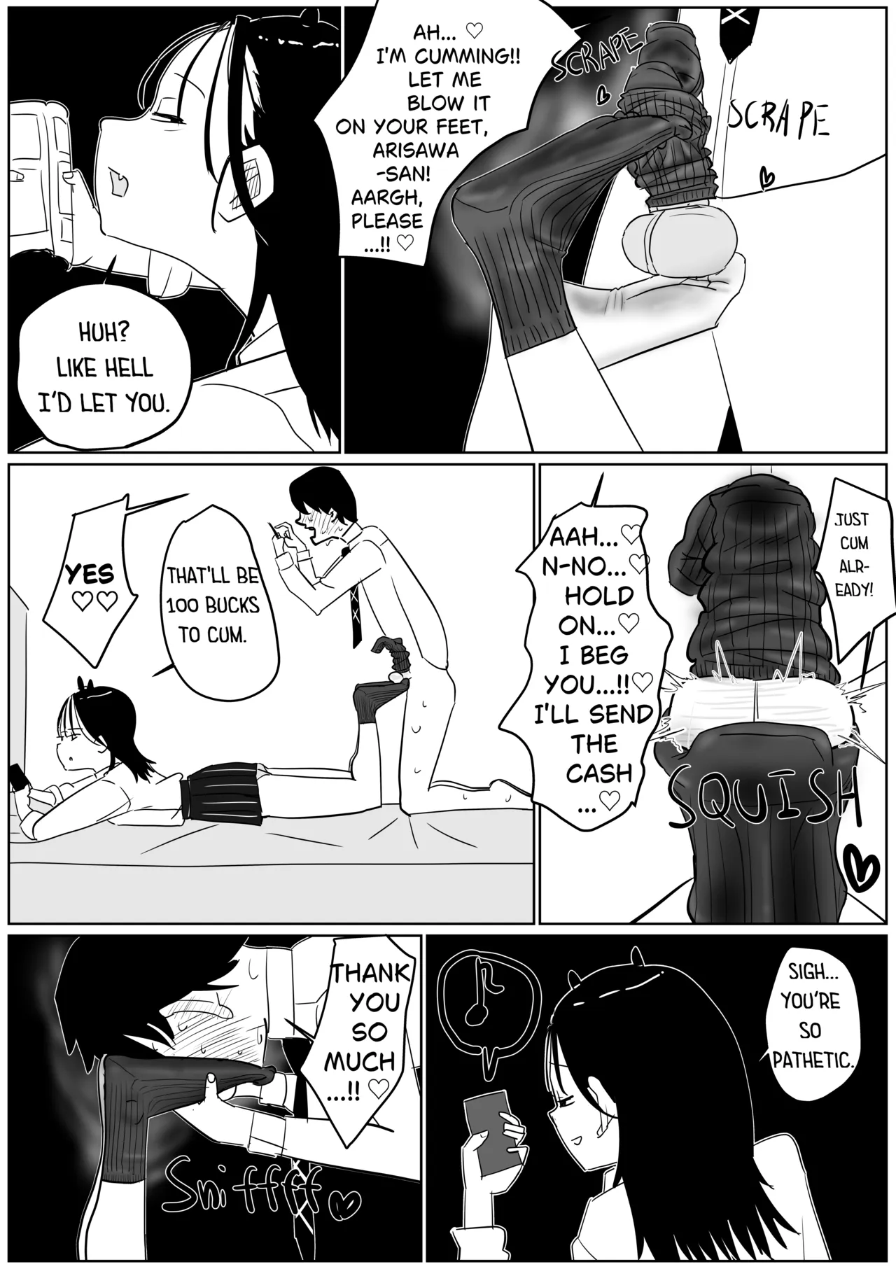 Defeated by My Classmate's Sweaty, Stinky Socks page 11 full