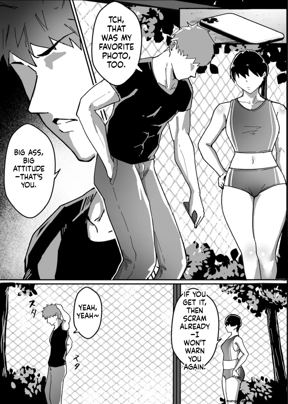 Boyish no Senpai Kanojo ga Netorarete Mesu ni Otosareru Hanashi page 9 full