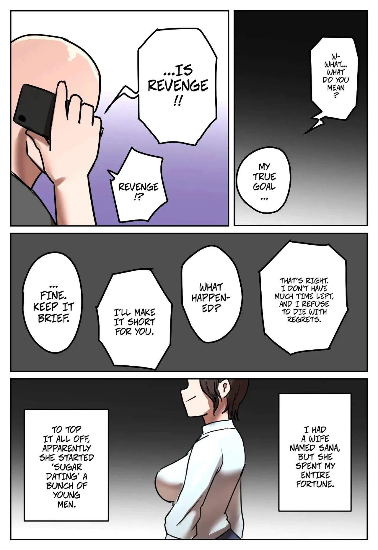 My Part-Time Job Is Getting Revenge: Get My Ex-Wife Pregnant -- Fukushū Yami Baito ” Watashi no Moto Tsuma o Ninshin Sasete Hoshī ” page 9 full