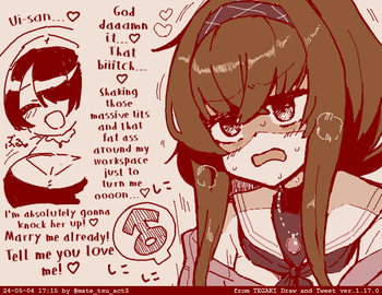 [Mate-Tsu] Uihinata Sukisugi nite Hakkyou | Losing My Mind Because I Love Ui x Hinata Way Too Much [English] [Castle TL] [Pixiv 122171267] cover