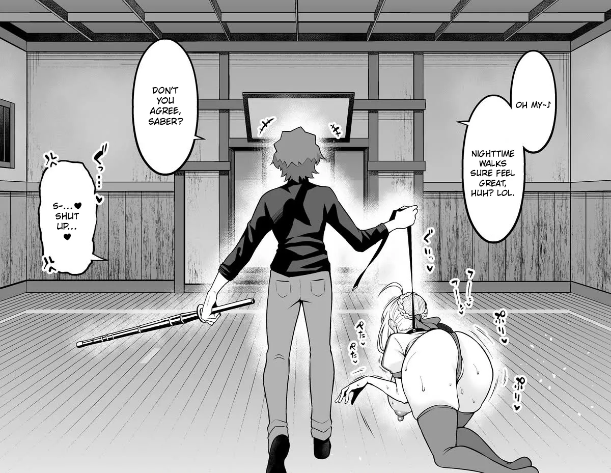 Arutoria, Shinji to yoru no sanpo❤ - Artoria and Shinjis nightwalk ♥ page 3 full