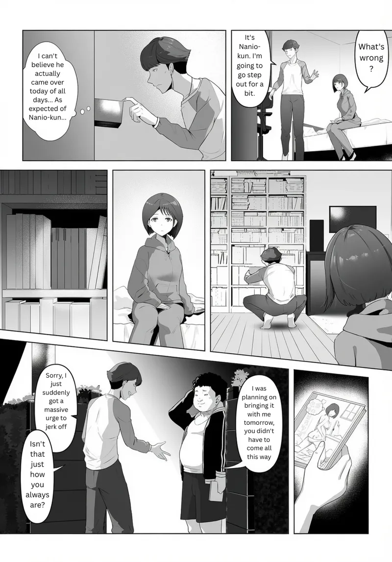 My childhood friend, right in front of my eyes... page 9 full