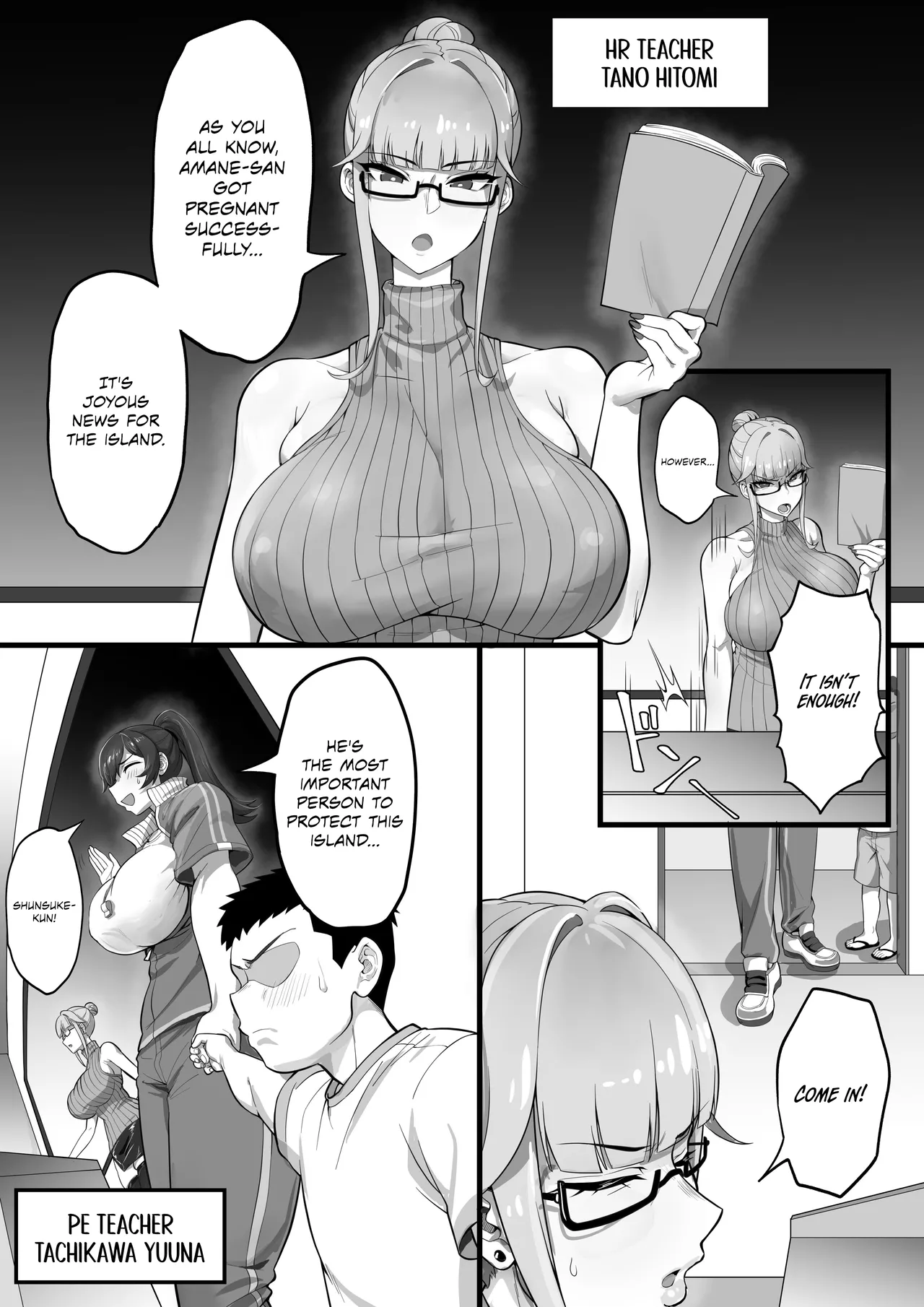 ED Shika Umarenai Shima de Yuiitsu no Zetsurin 2 | On an Island where Everyone is Born Impotent, I am the Sole Stud 2 page 4 full