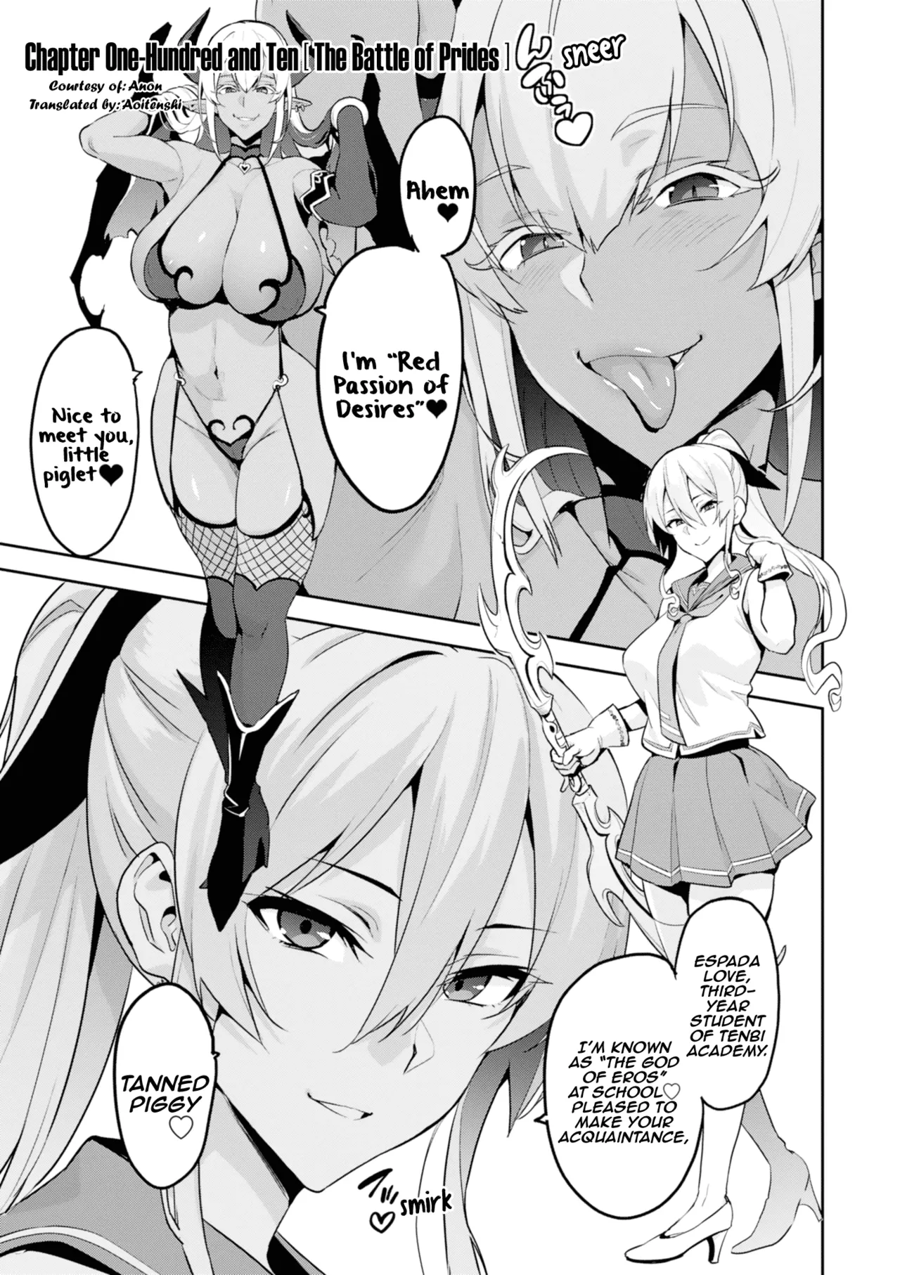 Maken-Ki! Ch. 110-112 page 4 full