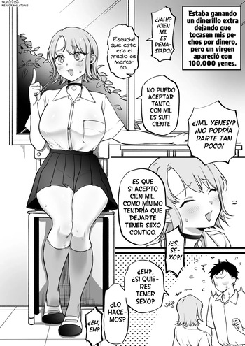 [Yurishima Shiro] Yuuryou no Chichimomi to Muryou no Fudeoroshi | Pagar por manosear pechos y perder la virginidad gratis [Spanish] [RexoTranslations] cover