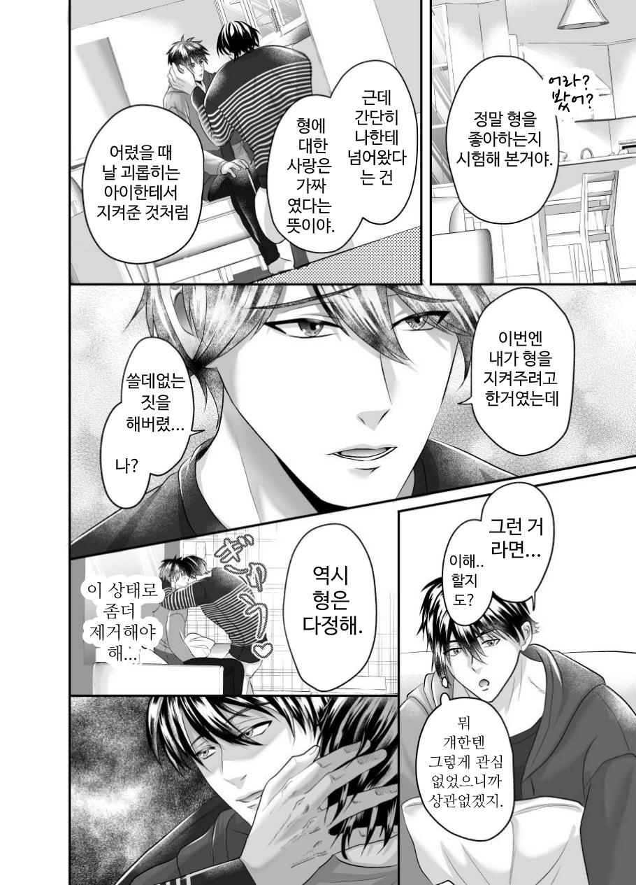 Yanhomo Otouto ga Ani o Choukyou de SEX Chuudoku ni Shichaimashita | 얀데레 호모 동생이 형을 조교해 SEX 중독으로 만들어버렸습니다 page 8 full