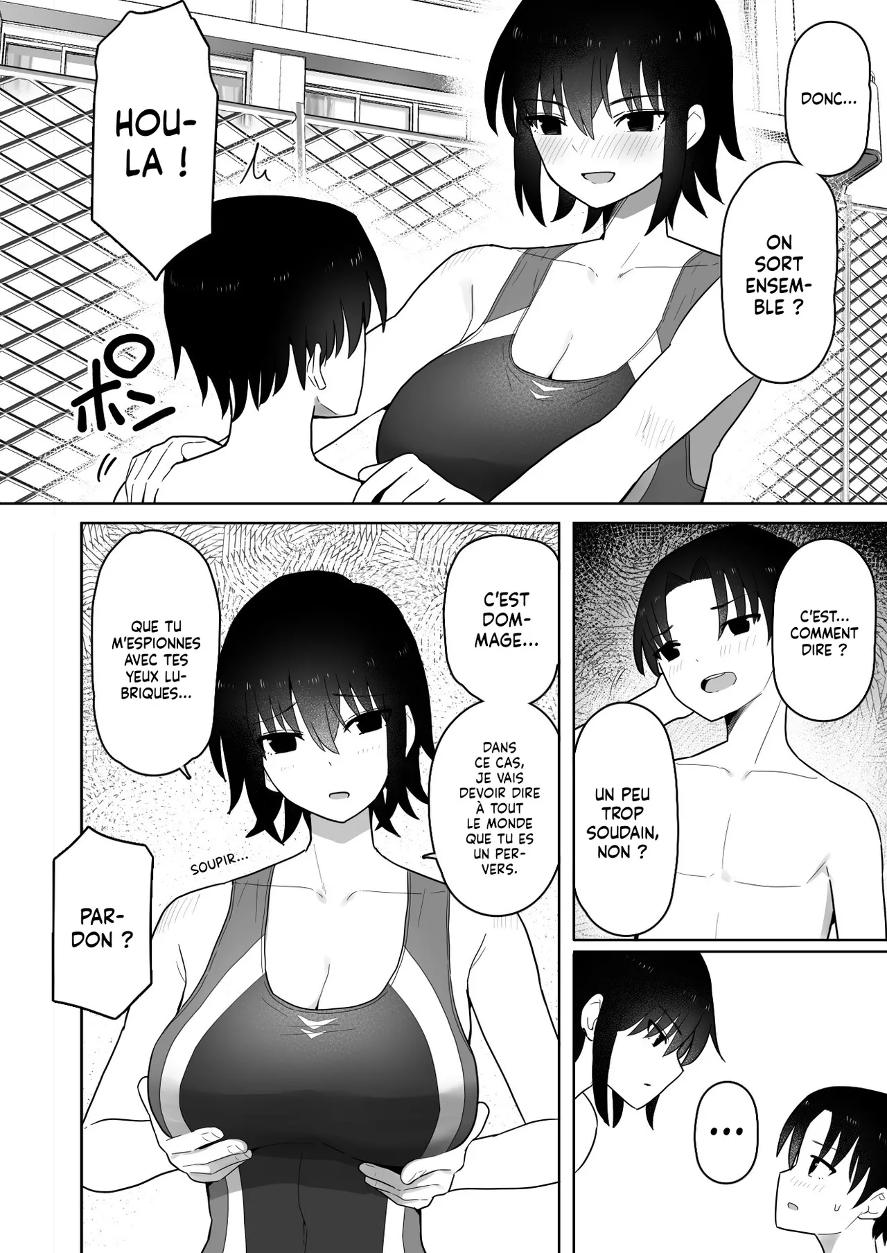 Koushinchou de Namaiki na Kouhai ga Jitsu wa Kojirase Dosukebe de, Boku no Koto ga Daisuki datta Hanashi | L'histoire d'une Nageuse, grande et arrogante, qui est en fait une Perverse Amoureuse de Moi page 11 full