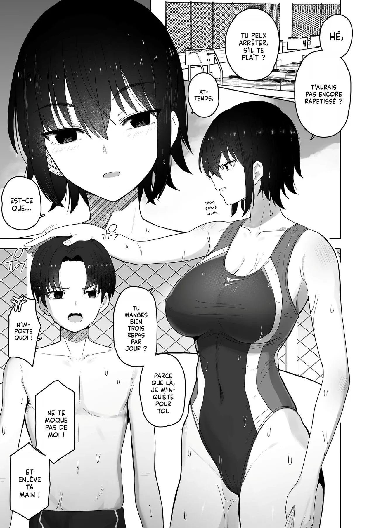 Koushinchou de Namaiki na Kouhai ga Jitsu wa Kojirase Dosukebe de, Boku no Koto ga Daisuki datta Hanashi | L'histoire d'une Nageuse, grande et arrogante, qui est en fait une Perverse Amoureuse de Moi page 2 full