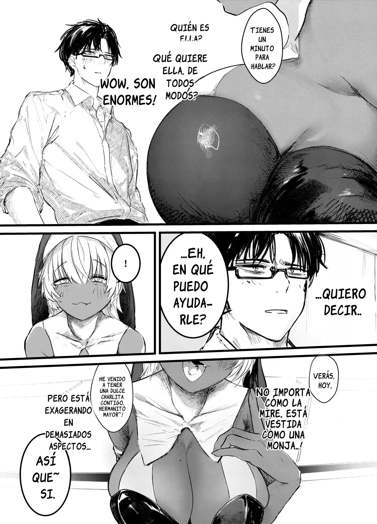 Kasshoku Gal Sister no Wakarase Shuukyou Kanyuu｜El “Reclutamiento” Religioso de la Monja Gal Bronceada page 5 full