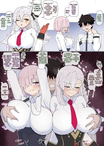 [4uu] Mashu to Shochou no Gouhoubi Ecchi❤︎  / Mash and Director's Naughty Reward cover