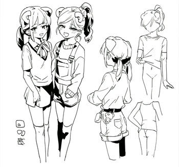 [似せ] 設定用の落書きとか cover