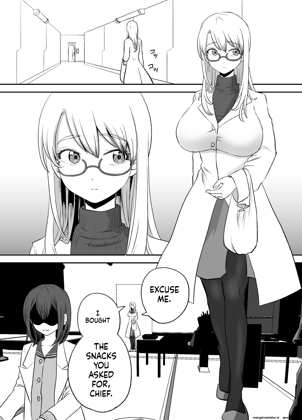 Omocha Kaihatsubu Joshu-chan no Sanzan na Nichijou page 2 full