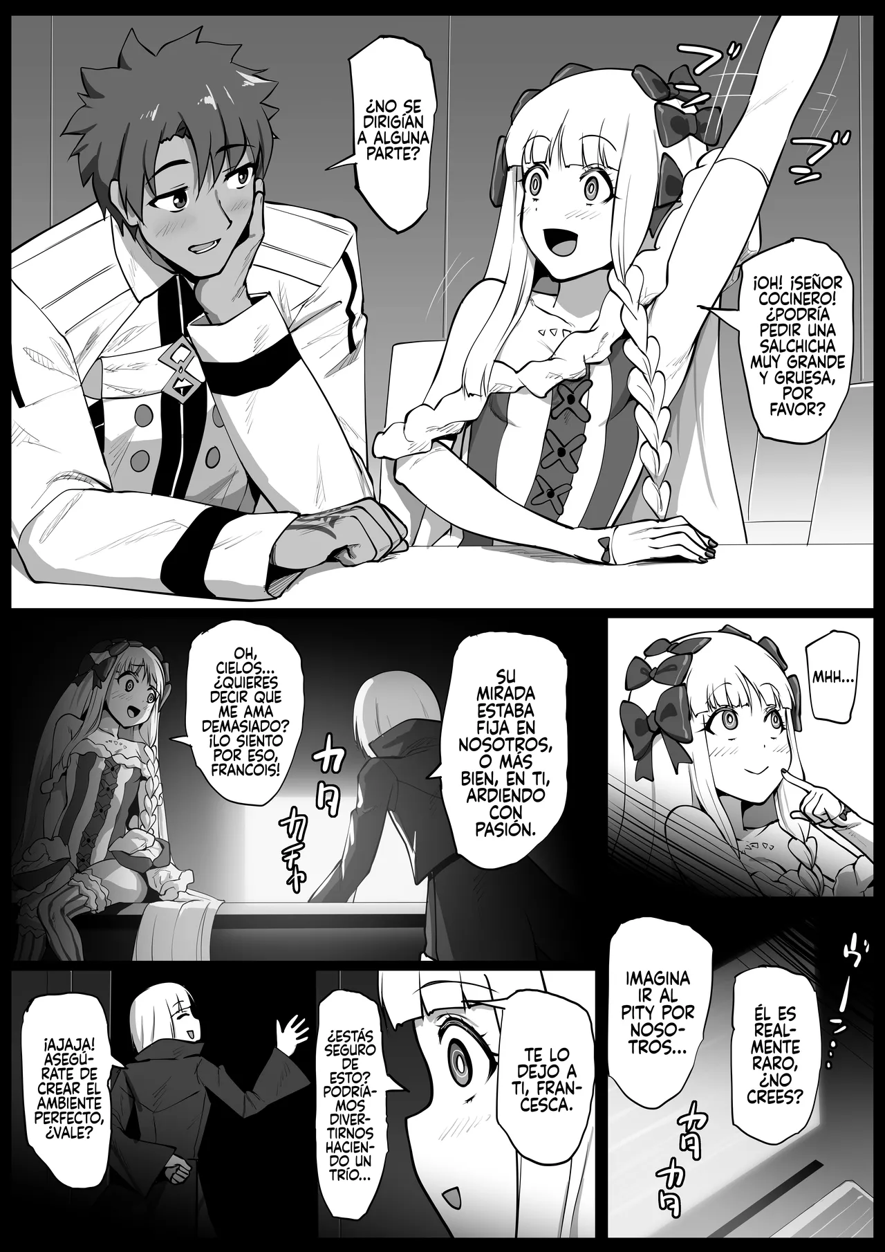 Himitsu no Gohoushi Francesca page 4 full