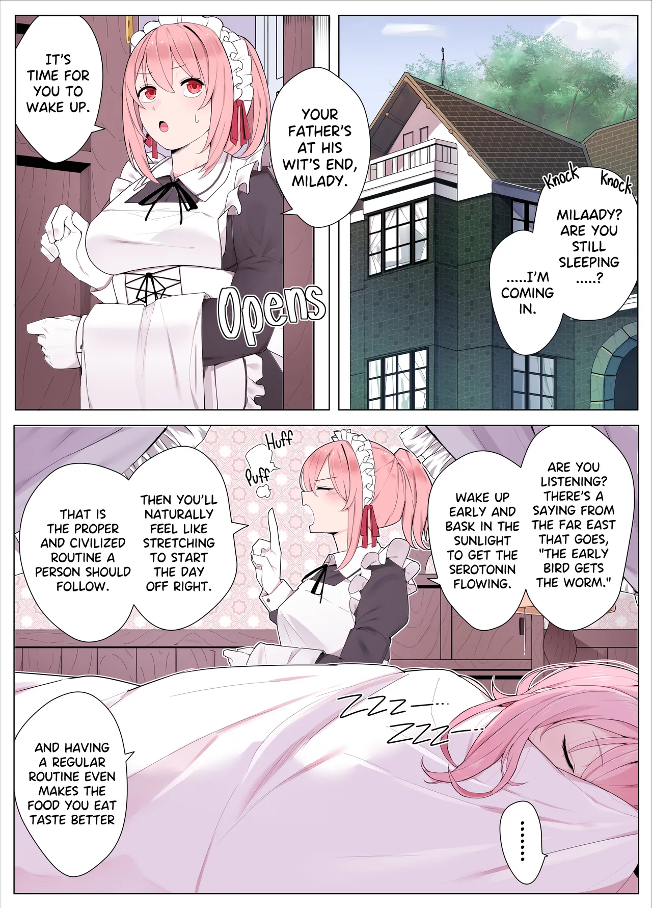 Maid-chan and Her Lady page 1 full