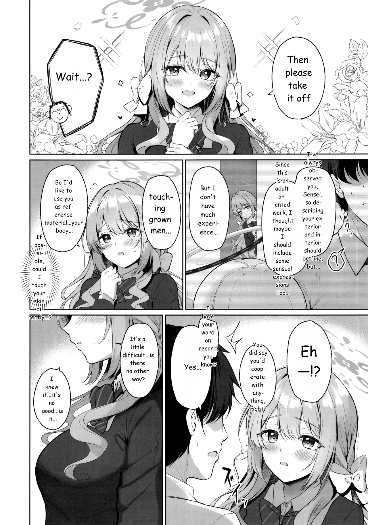 It's all Sensei's fault. But if it's "legal"... then it's okay.  【AI translation】 page 3 full