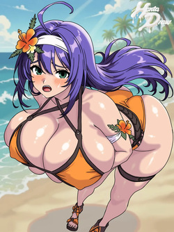 Hentadraw colored illustrations