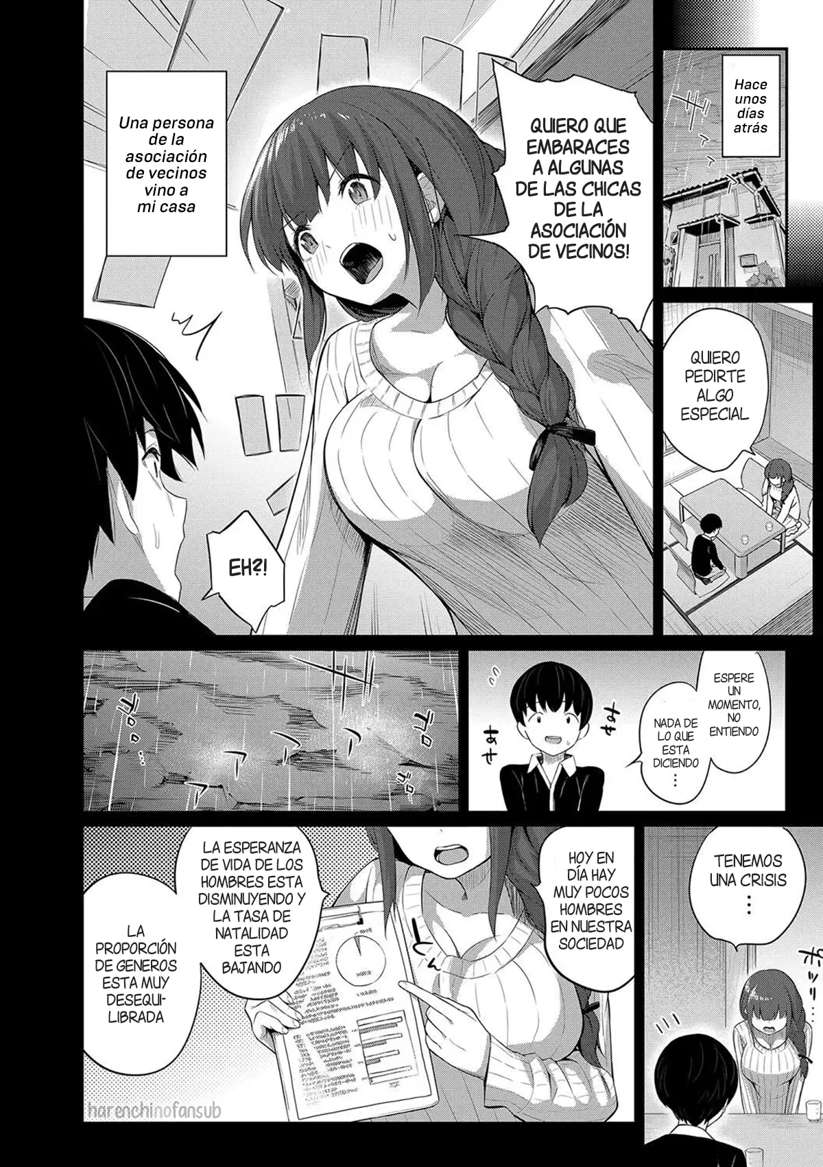 Onnanoko bakari no gojiseinanode boku ga tanetsuke suru koto ni narimashita | En una epoca donde solo hay chicas Me han elegido para embarazarlas page 5 full