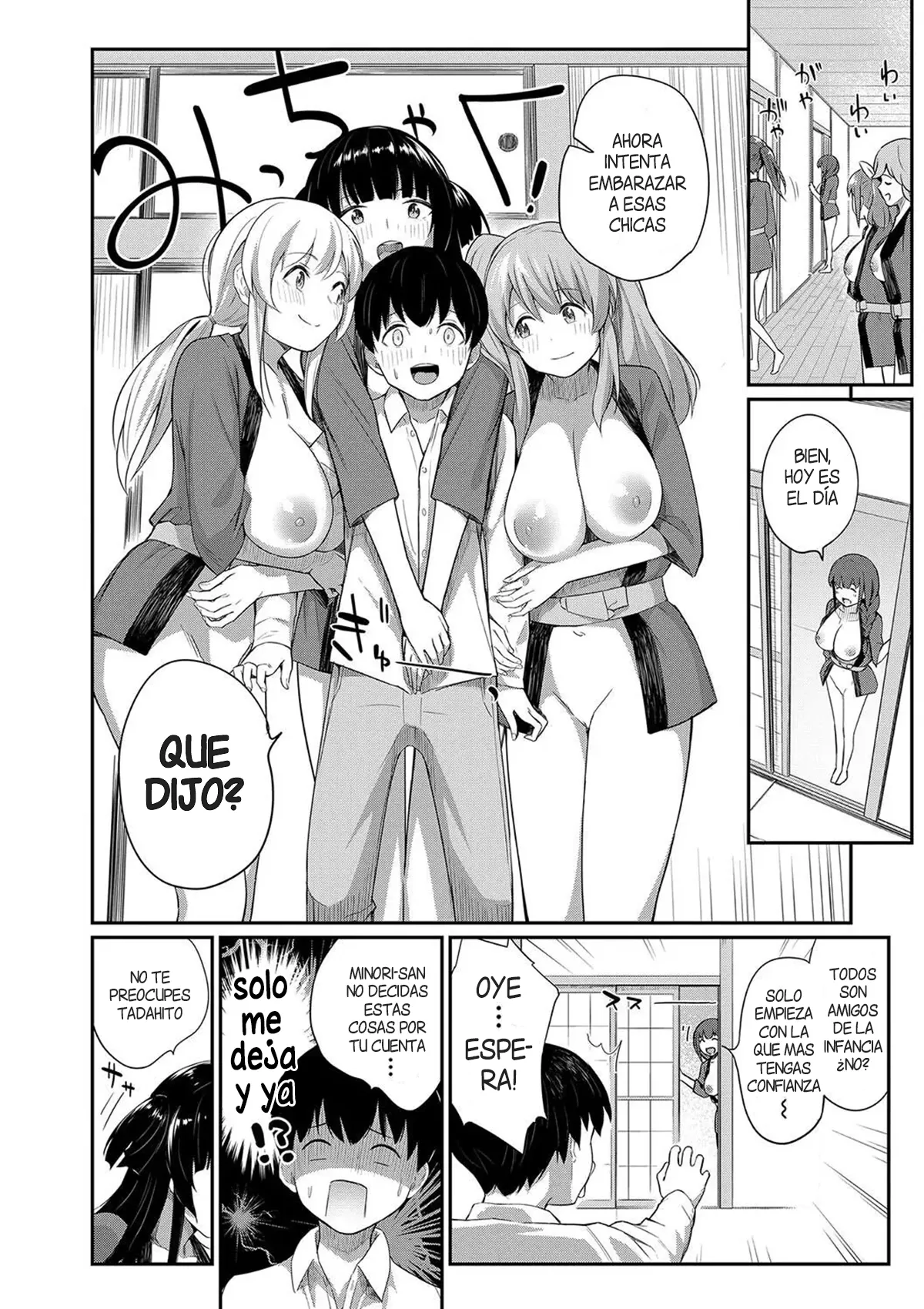 Onnanoko bakari no gojiseinanode boku ga tanetsuke suru koto ni narimashita | En una epoca donde solo hay chicas Me han elegido para embarazarlas page 7 full