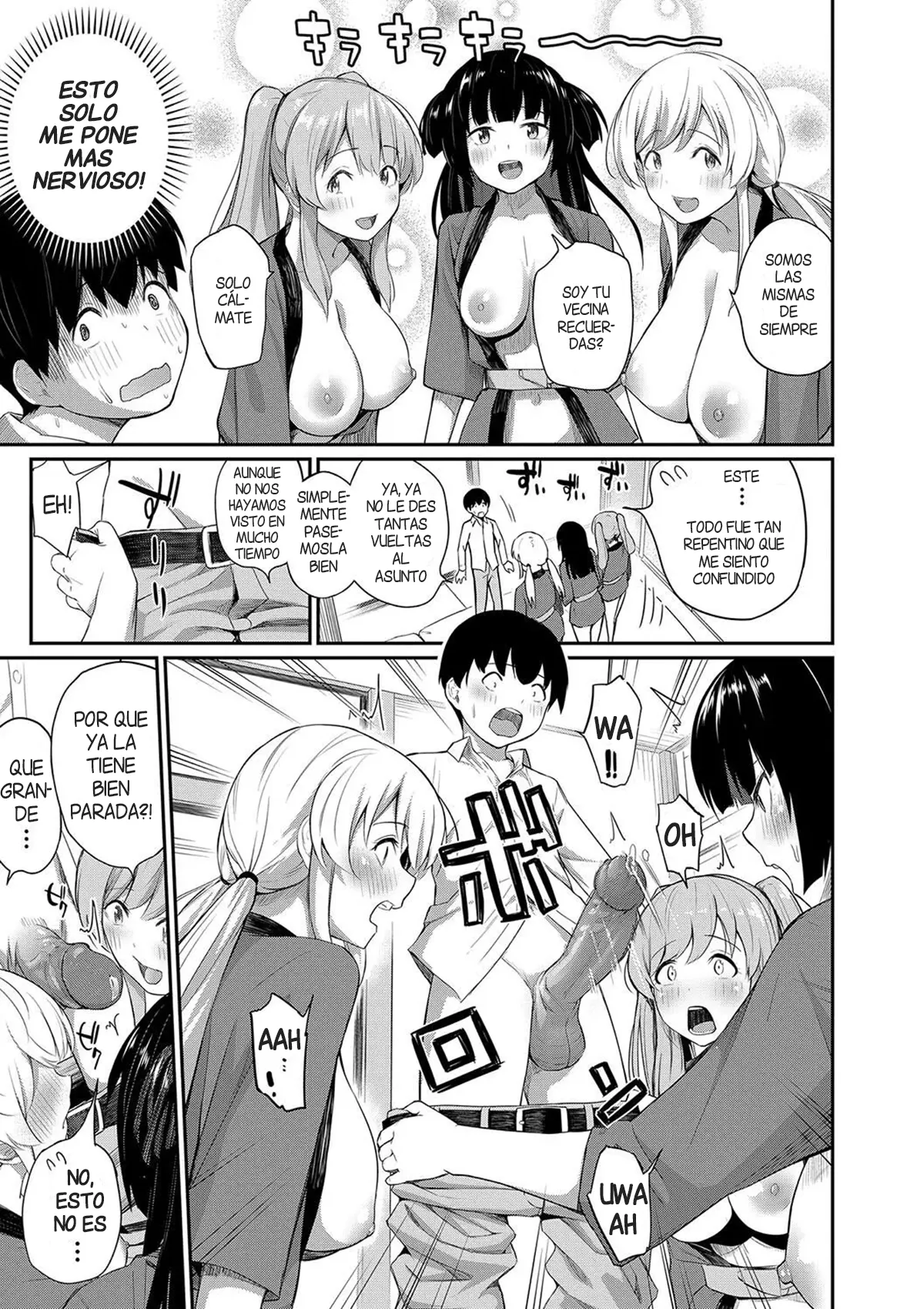 Onnanoko bakari no gojiseinanode boku ga tanetsuke suru koto ni narimashita | En una epoca donde solo hay chicas Me han elegido para embarazarlas page 8 full