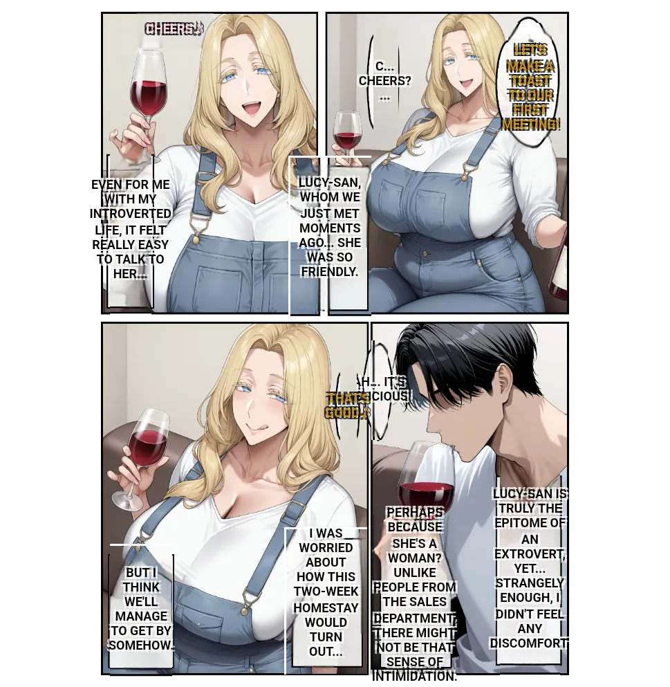 Home stay sakino bakunyuu blonde bijyouni mesuushi cosde yuwakusarete ittchalove tanetsuke seikatsu 1-2 + kakioroshi epilogue page 11 full