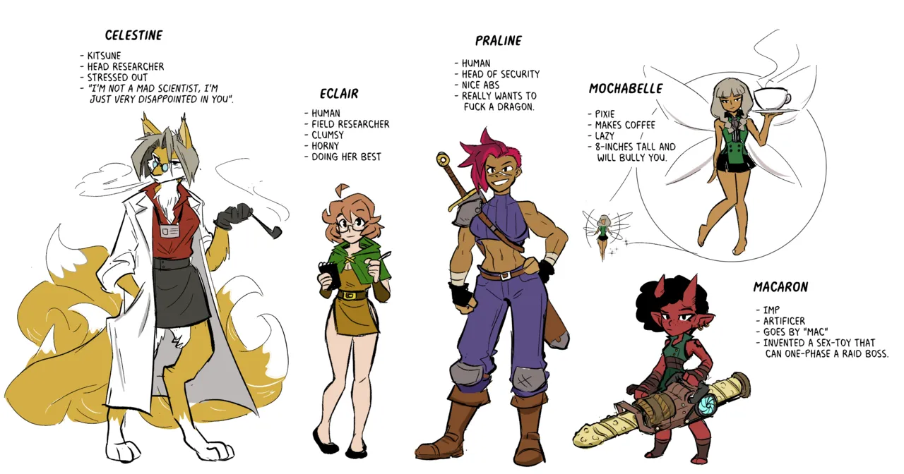 Gingerwood Institute: Eclair's Monster Research Adventures page 1 full