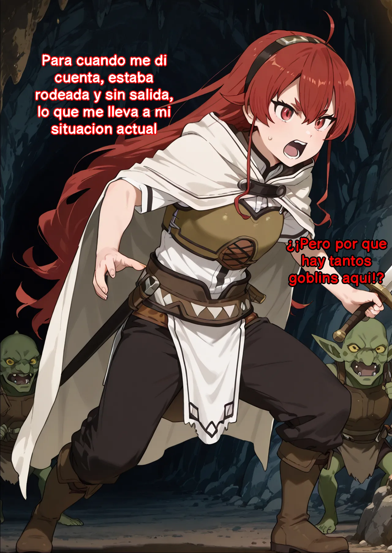 【Erosukebe】 Bad End: Una mujer subestima a un goblin, es capturada y se convierte en un criadero page 3 full