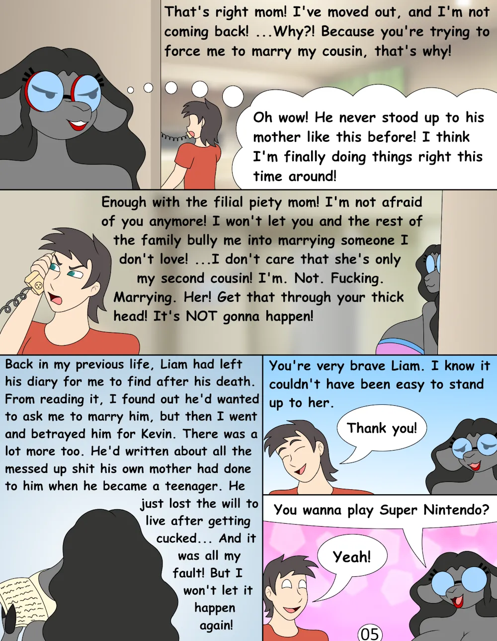 The Cuck Hating Sheep 1995  Completed page 6 full