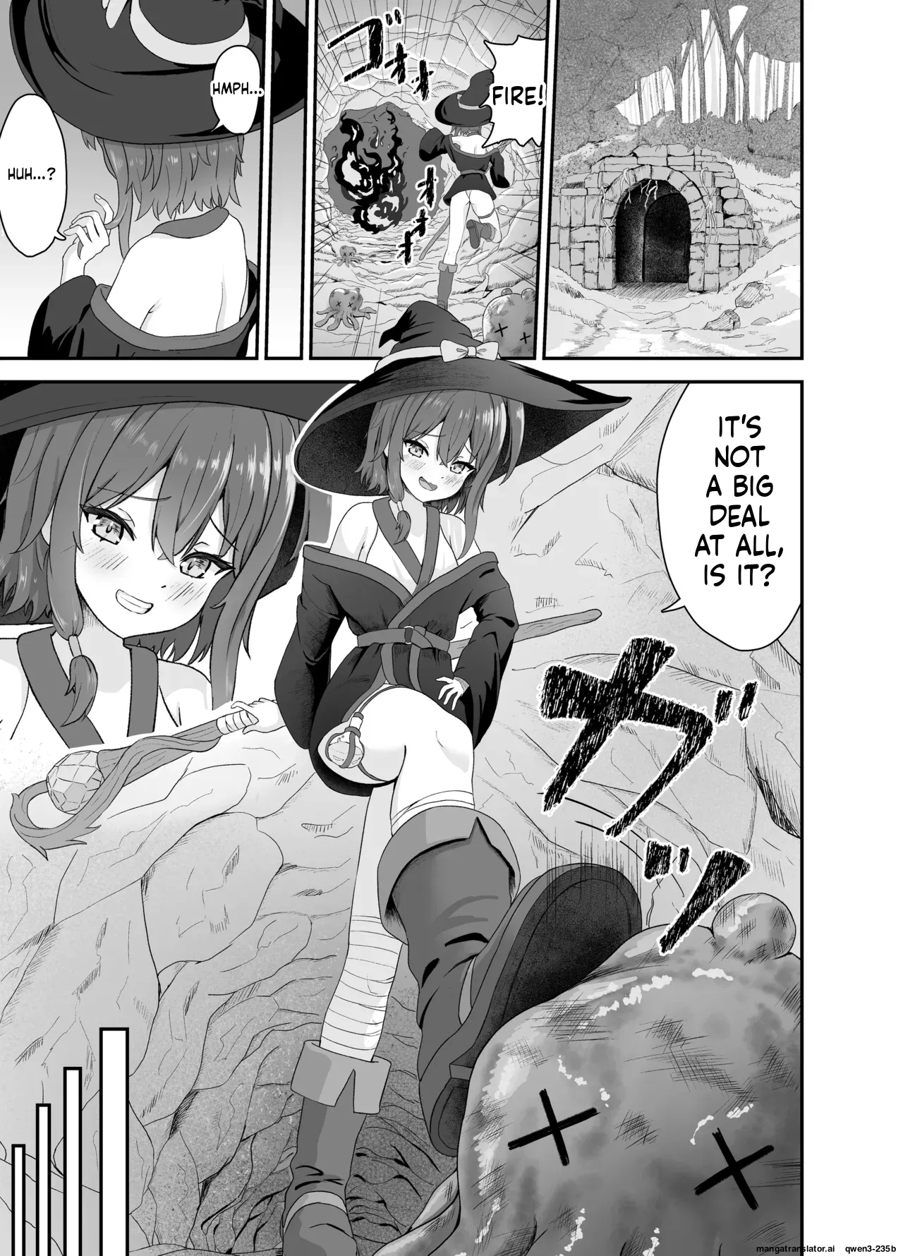 Tsuyoki na Madou Shoujo to Shokushu no Ori -Dungeon nite Shokushu ni Otsuru- page 2 full