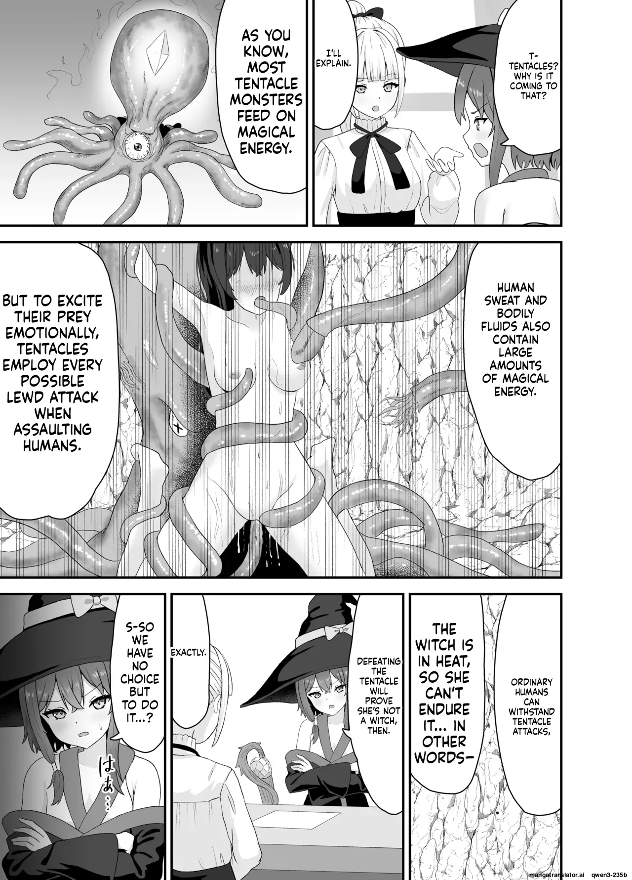 Tsuyoki na Madou Shoujo to Shokushu no Ori -Dungeon nite Shokushu ni Otsuru- page 6 full