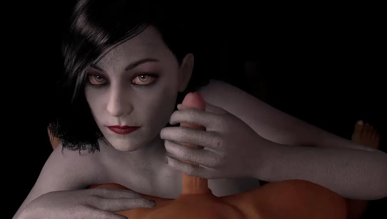 Alcina Dimitrescu gives a handjob in POV : Resident Evil Village 3D Porn Parody page 10 full