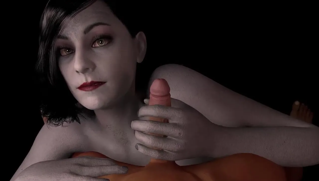 Alcina Dimitrescu gives a handjob in POV : Resident Evil Village 3D Porn Parody page 11 full
