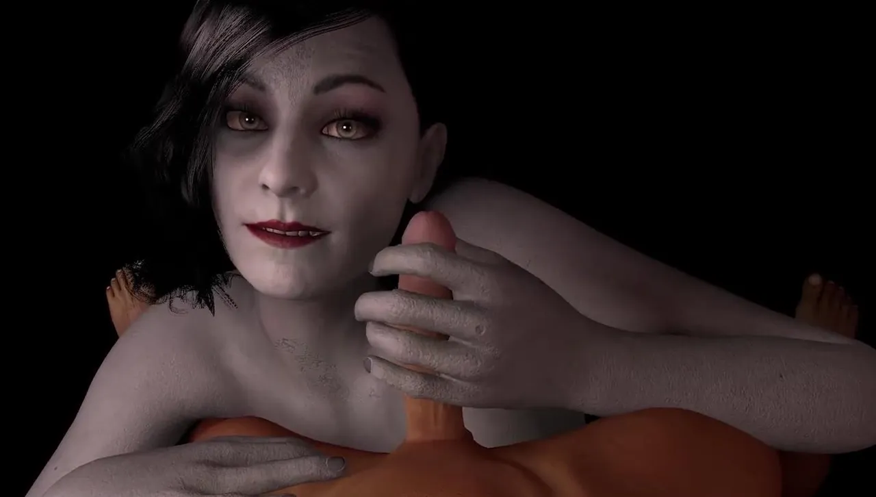Alcina Dimitrescu gives a handjob in POV : Resident Evil Village 3D Porn Parody page 12 full