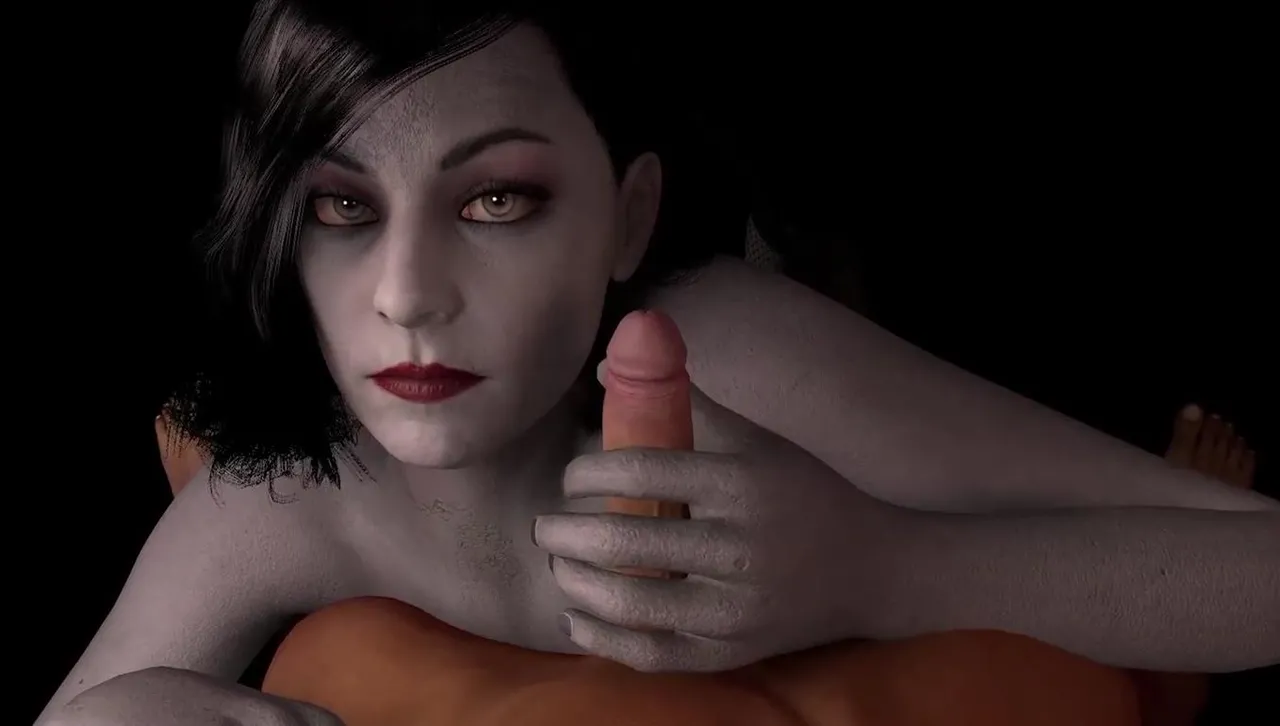 Alcina Dimitrescu gives a handjob in POV : Resident Evil Village 3D Porn Parody page 7 full
