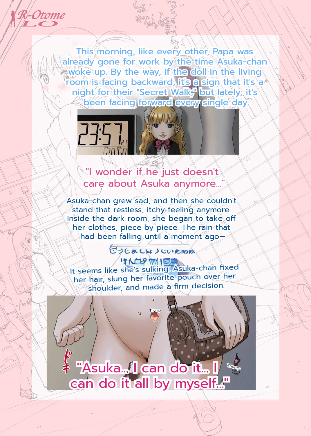 Roshutsu Otome LO "Hitori de hadaka… dekirumon! ~Fujita Asuka~" | I can... get naked... all by myself! ~Asuka Fujita~ page 3 full