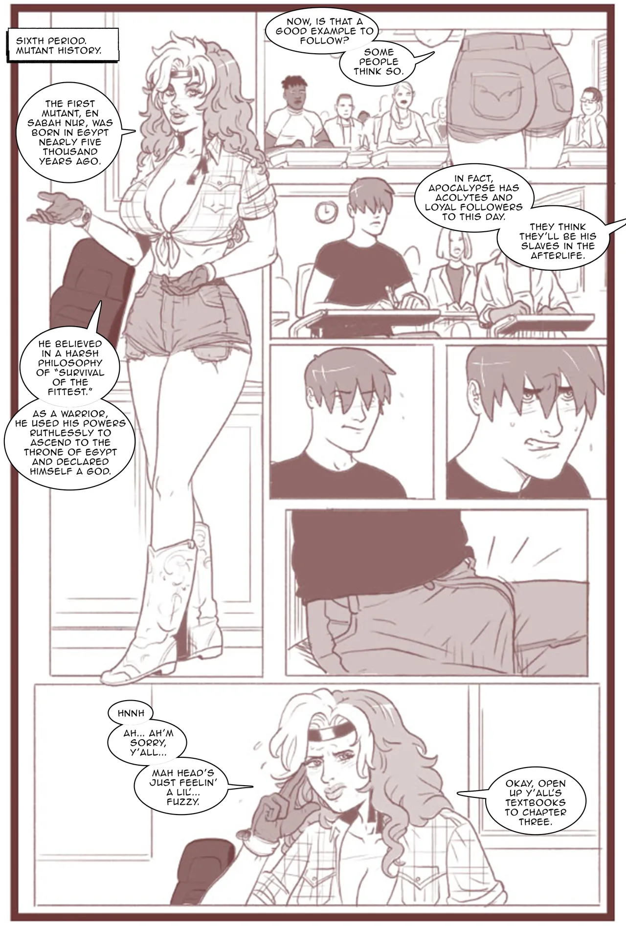 X-Academy Bimbofied - Jean Grey page 11 full