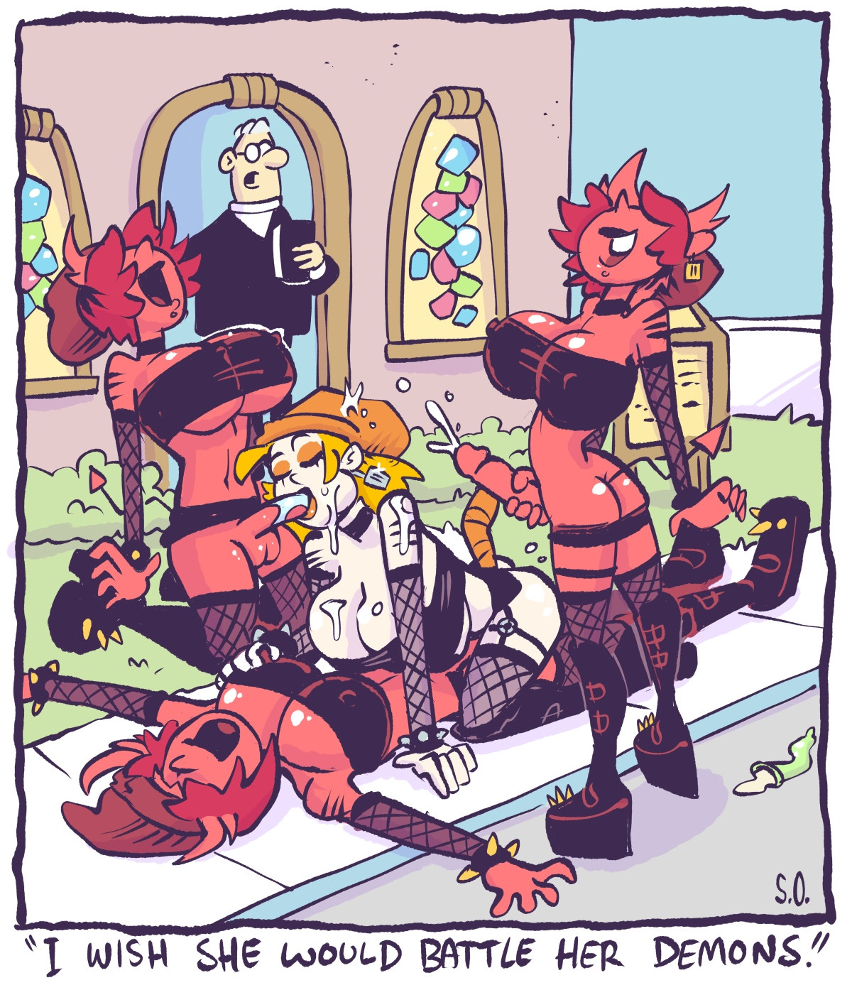 Goth Bimbo Heathcliff page 11 full