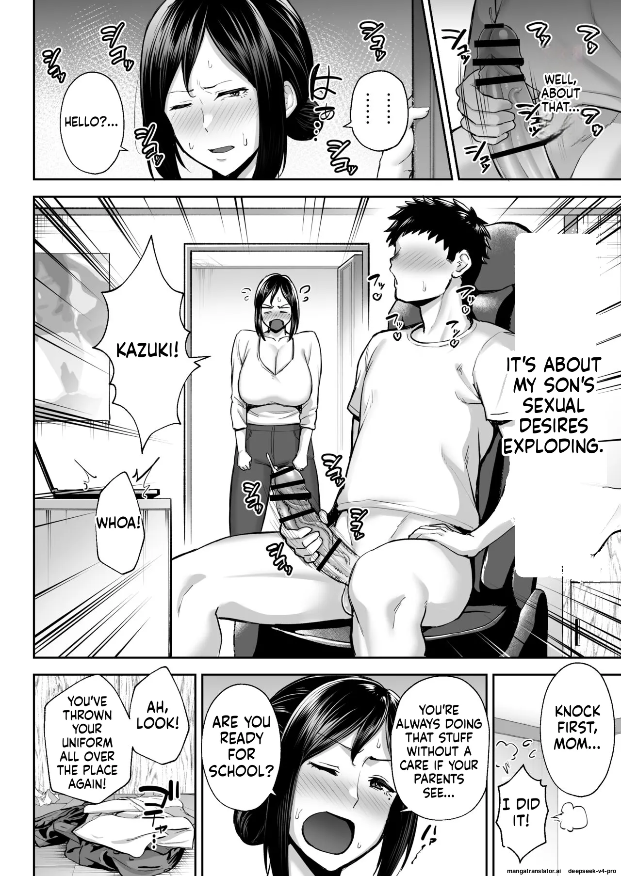 Miyuki The Erotic Female Right Next Door — A Mom Troubled by Her Horny Son page 3 full