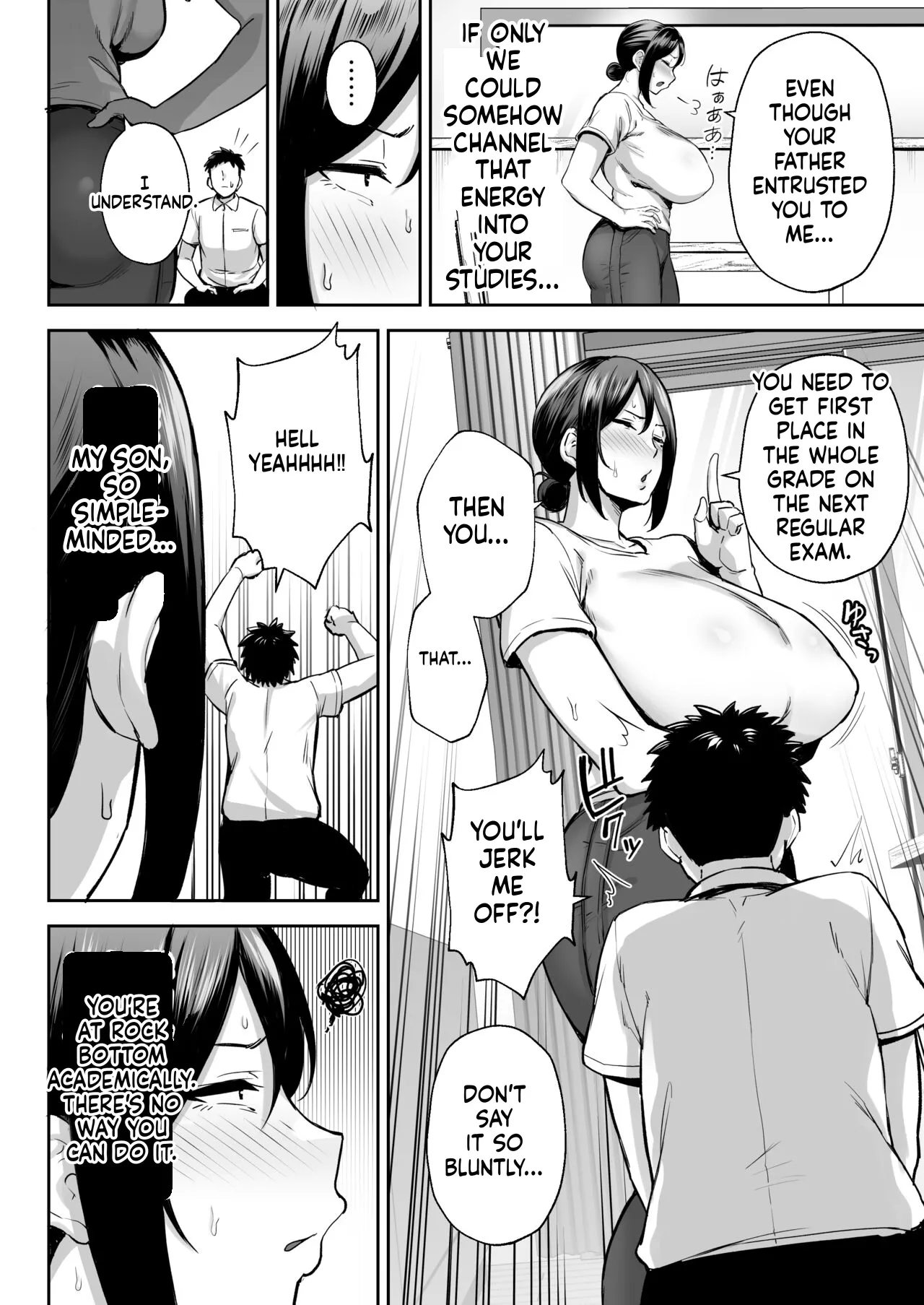 Miyuki The Erotic Female Right Next Door — A Mom Troubled by Her Horny Son page 7 full