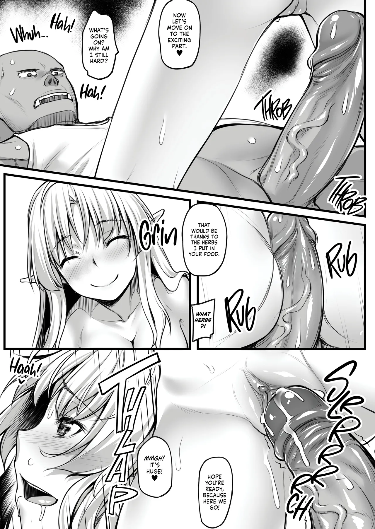 Watashi no Orc-san + Elf Shimai to Orc-san | My Darling Orc + Sibling Rivalry page 11 full
