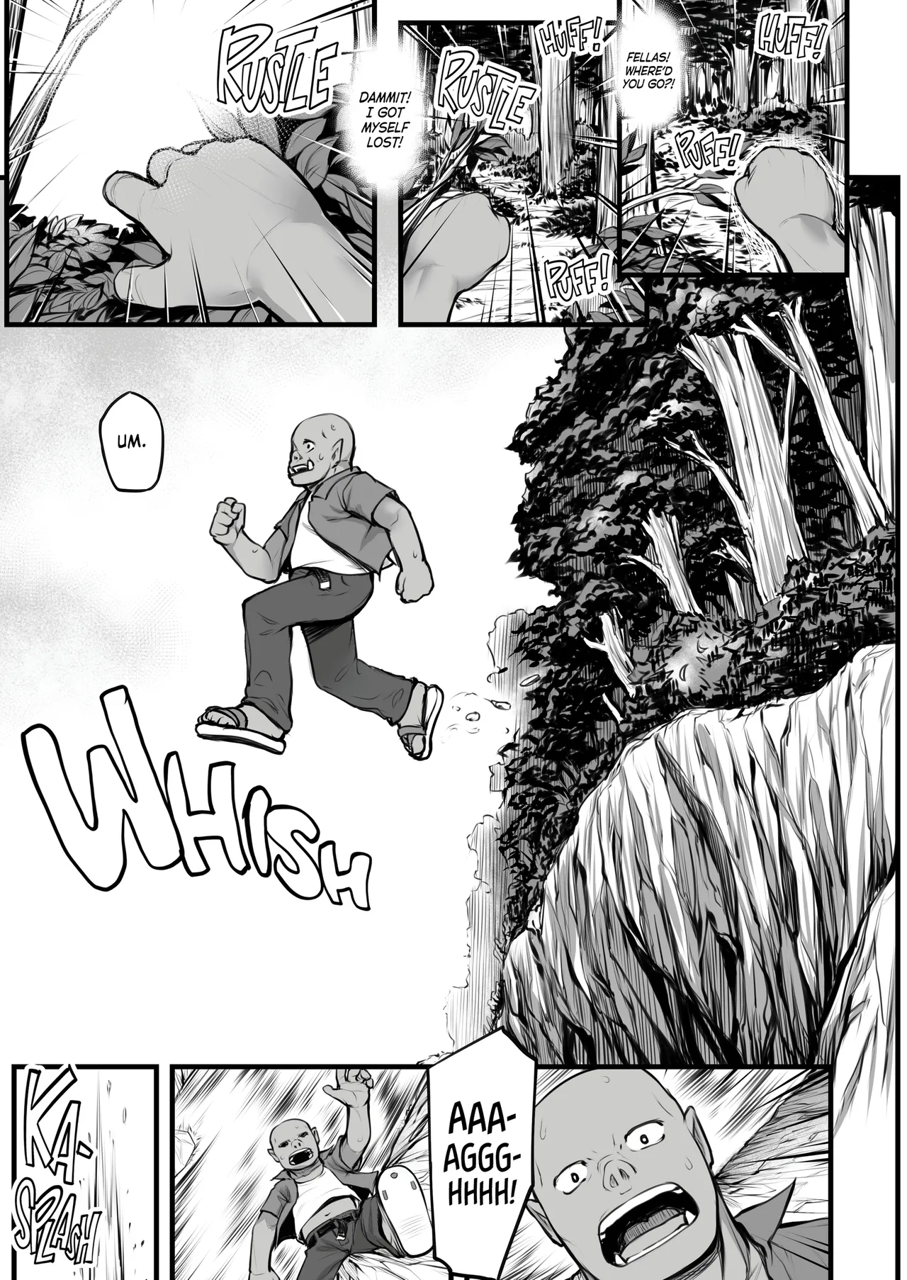 Watashi no Orc-san + Elf Shimai to Orc-san | My Darling Orc + Sibling Rivalry page 3 full