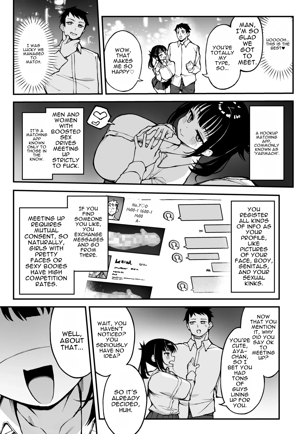 Yarimoku Matching ~ Kyonyuu Nama Onaho ●● to Asa made Gan-tsuki Bako Bako Sex ~ page 4 full