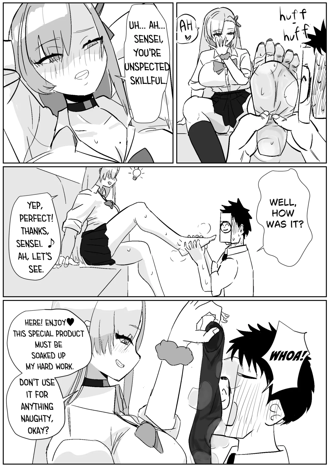 Asuna's Special Treat Socks page 3 full