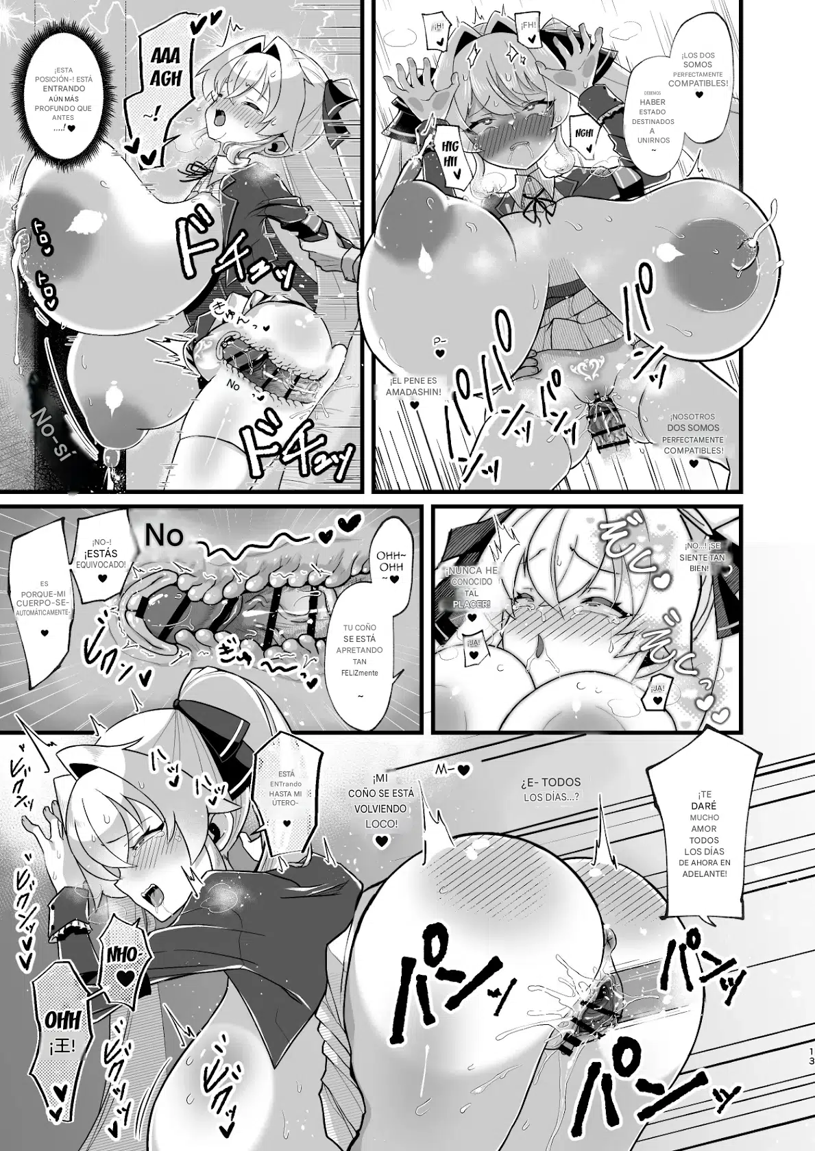 Bounyuu Saimin ~Namaiki Ojou-sama o Bakunyuu-ka shite Sakunyuu Hame~ Español page 12 full