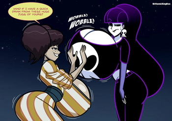 [AtomicKingBoo] Lindel and Yoshie Kurahashi: Jugs for a Jinrou? cover