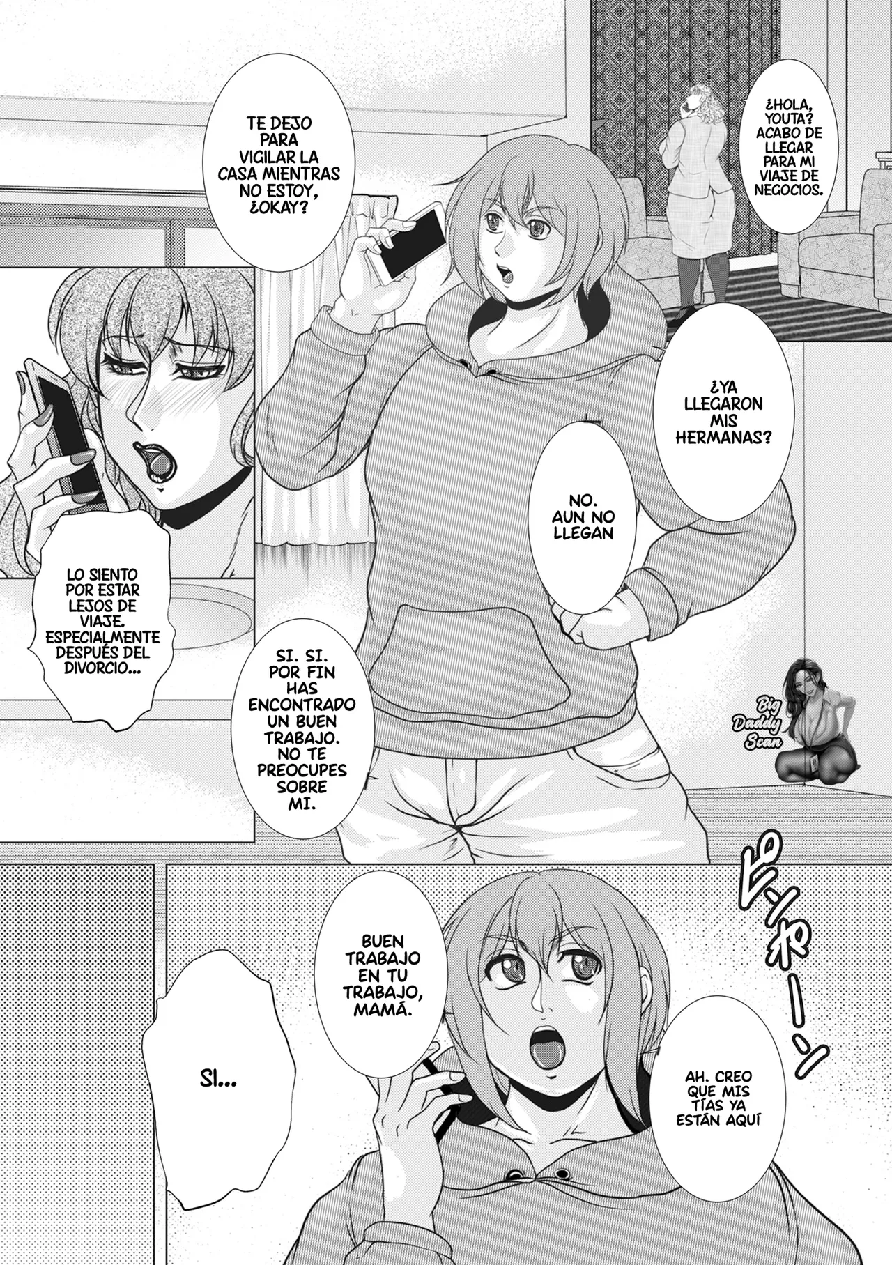 Futari no Oba-san｜Dos Tías page 1 full