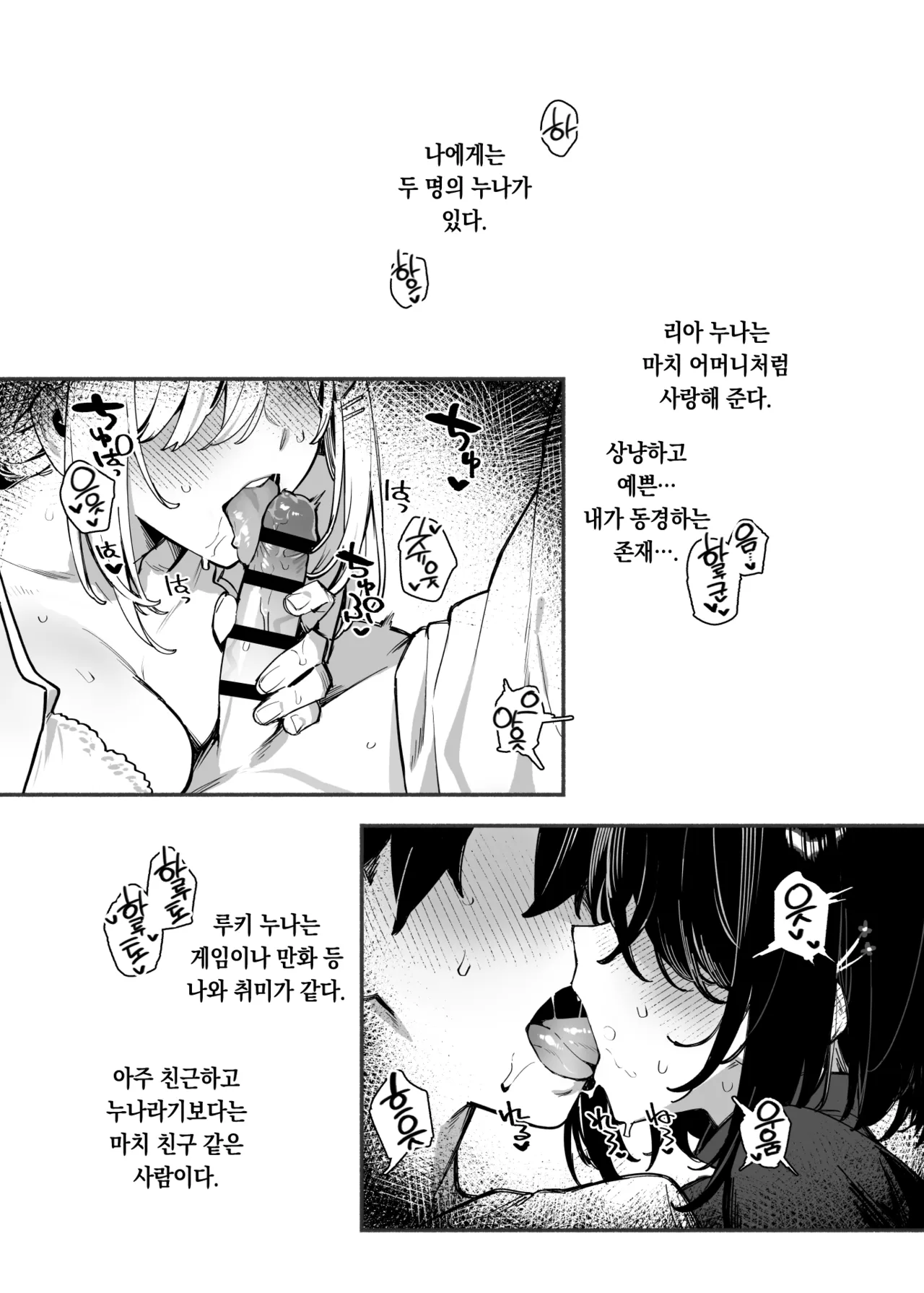 Sister Contrast 2: Muttsuri Onee-chan to Henai Koubi | 시스터 콘트라스트2 : 무뚝뚝한 누나와 편애교미 page 3 full