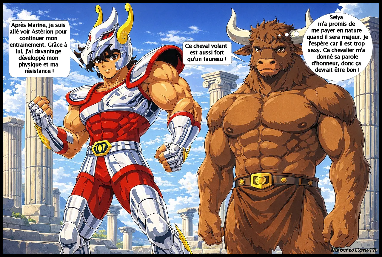 Theme: Minotaur – Part 8 – Saint Seiya – Artist: Nikocreations –  – page 1 full